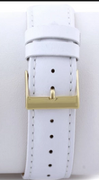 Guess horlogeband W16574L1 / White Leder Wit 20mm + wit stiksel - thumbnail