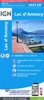 Wandelkaart - Topografische kaart 3431OTR Lac d'Annecy | IGN - Institu