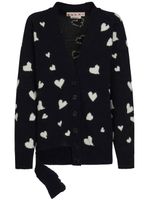 Marni cardigan Bunch of Hearts en laine d'alpaga - Noir - thumbnail