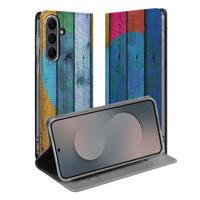 Samsung Galaxy S25 FE | Book Cover | Wood Heart