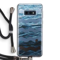 Oceaan: Samsung Galaxy S10e Transparant Hoesje met koord - thumbnail