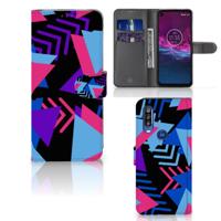 Motorola One Action | Book Case | Funky Triangle