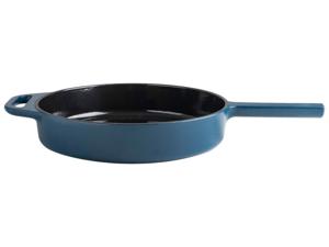 Hugo Kennis koekenpan - gietijzer - blauw/zwart - ø24 cm