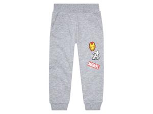 Peuters jongens joggingbroek met print (98/104, Marvel/grijs)