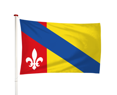 Vlag Waaxens - Waaksens (fr) (Noordoost Friesland)