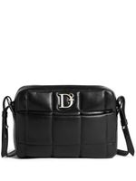 DSQUARED2 sac à bandoulière D2 Statement en cuir - Noir - thumbnail