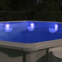 VidaXL Zwembadlamp drijvend led met afstandsbediening meerkleurig