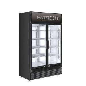 Temptech Koelvitrine met Display 750L Dubbele deuren