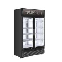 Temptech Koelvitrine met Display 750L Dubbele deuren