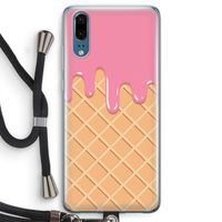 Ice cream: Huawei P20 Transparant Hoesje met koord