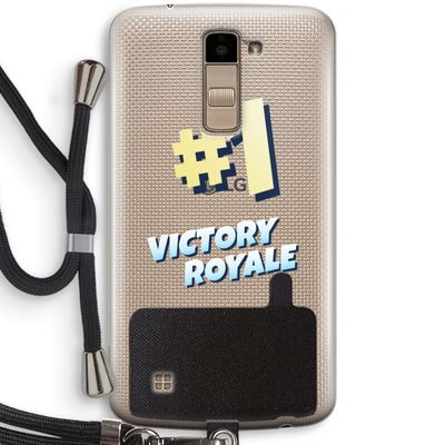 Victory Royale: LG K10 (2016) Transparant Hoesje met koord