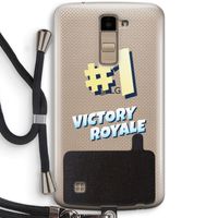 Victory Royale: LG K10 (2016) Transparant Hoesje met koord