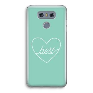 Best heart pastel: LG G6 Transparant Hoesje
