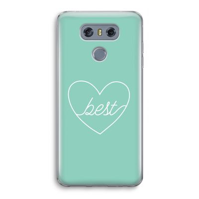 Best heart pastel: LG G6 Transparant Hoesje