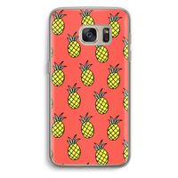 Ananas: Samsung Galaxy S7 Transparant Hoesje