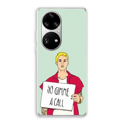 Gimme a call: Huawei P50 Pro Transparant Hoesje