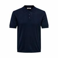 Herenpolo met Korte Mouwen Only & Sons Onswyler Life Reg 14 Ss Knit Stormy - Maat: L