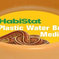 Habistat Aquadistri ronde plastic water bak middel 9 x 9 x 3,5 cm - Aquadistri