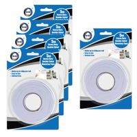 5x rollen dubbelzijdig foam tape/plakband 5 meter - thumbnail