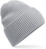 Beechfield CB384R Oversized Cuffed Beanie - Light Grey - One Size