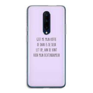 Ochtendhumeur: OnePlus 7 Pro Transparant Hoesje