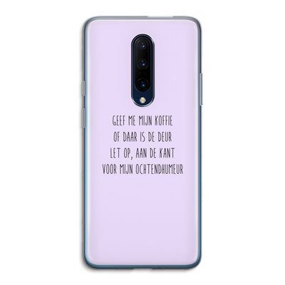Ochtendhumeur: OnePlus 7 Pro Transparant Hoesje