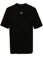 Marine Serre t-shirt en coton à logo Crescent Moon - Noir