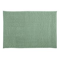 MSV Badkamerkleed/badmat tapijtje voor op de vloer - groen - 40 x 60 cm - Microvezel - Badmatjes - thumbnail