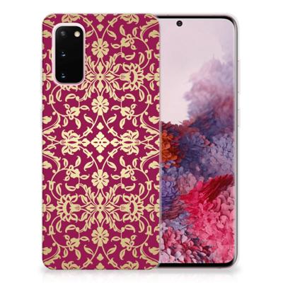 Siliconen Hoesje Samsung Galaxy S20 Barok Pink