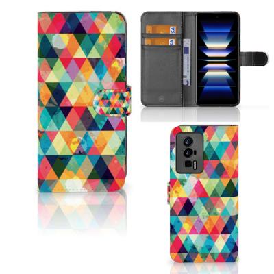 Xiaomi Poco F5 Pro | Telefoon Hoesje | Geruit