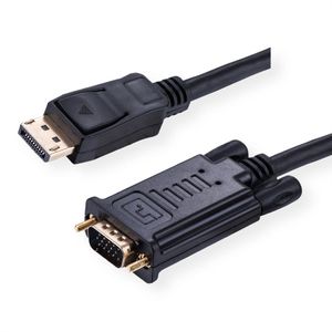 ROLINE 11.04.5970 video kabel adapter 1 m VGA DisplayPort Zwart