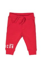 DSQUARED2 KIDS pantalon de jogging à logo imprimé - Rouge - thumbnail