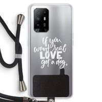 Partner in crime: Oppo A95 5G Transparant Hoesje met koord