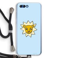 Kleine leeuw: Honor 10 Transparant Hoesje met koord