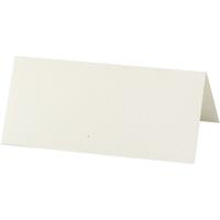 Creativ Company Naamkaarten, afm 9x4 cm, 220 gr, off-white, 20 stuk/ 1 doos