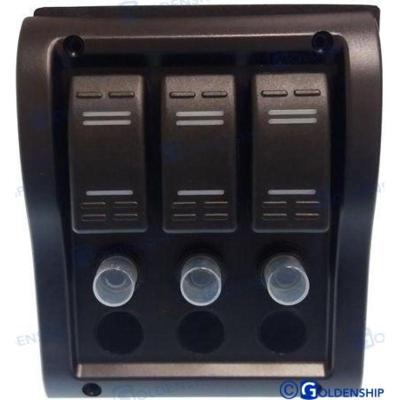 Panel interruptores intemperie GS11176 - PANEL 3 INTERRUPTORES