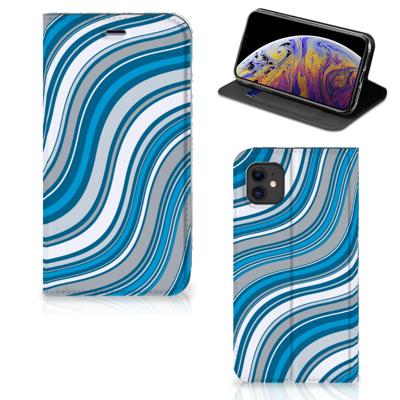 Apple iPhone 11 | Hoesje met Magneet | Waves Blue