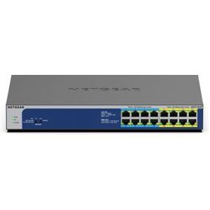 Netgear GS516UP Unmanaged Gigabit Ethernet (10/100/1000) Grijs Power over Ethernet (PoE)