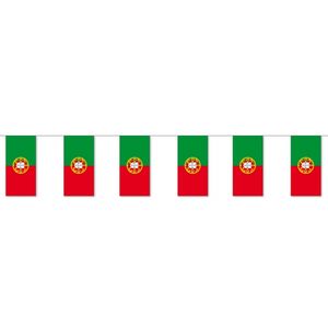 Papieren vlaggenlijn Portugal landen decoratie   -