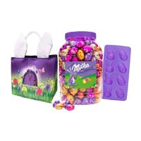 Milka paaseitjes in herbruikbare bokaal - ca 1650g