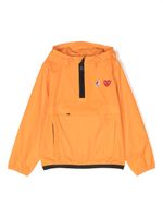 Comme Des Garçons Play Kids veste à patch logo - Orange