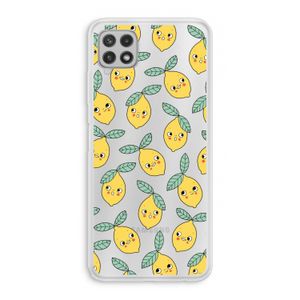 Citroenen: Samsung Galaxy A22 4G Transparant Hoesje