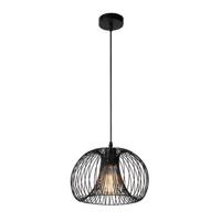 Lucide VINTI Hanglamp 1xE27 - Zwart - thumbnail