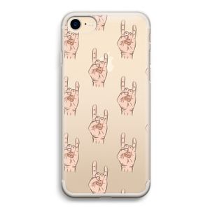 Rock: iPhone 7 Transparant Hoesje