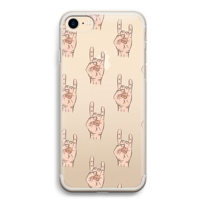 Rock: iPhone 7 Transparant Hoesje