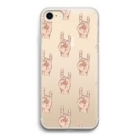 Rock: iPhone 7 Transparant Hoesje