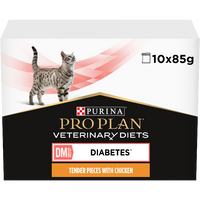 Purina Pro Plan Veterinary Diets DM Diabetes Management Kat - chicken (10 x 85 gram)