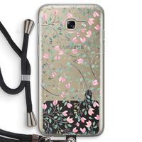 Sierlijke bloemen: Samsung Galaxy A5 (2017) Transparant Hoesje met koord