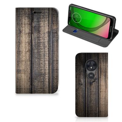 Motorola Moto G7 Play Book | Wallet Case | Steigerhout