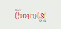 'Congrats - Bloemenkaartje' kopen? | FOR YOU GIFTS